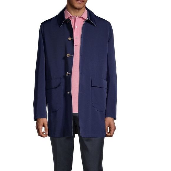 Isaia reversible rain coat NWOT